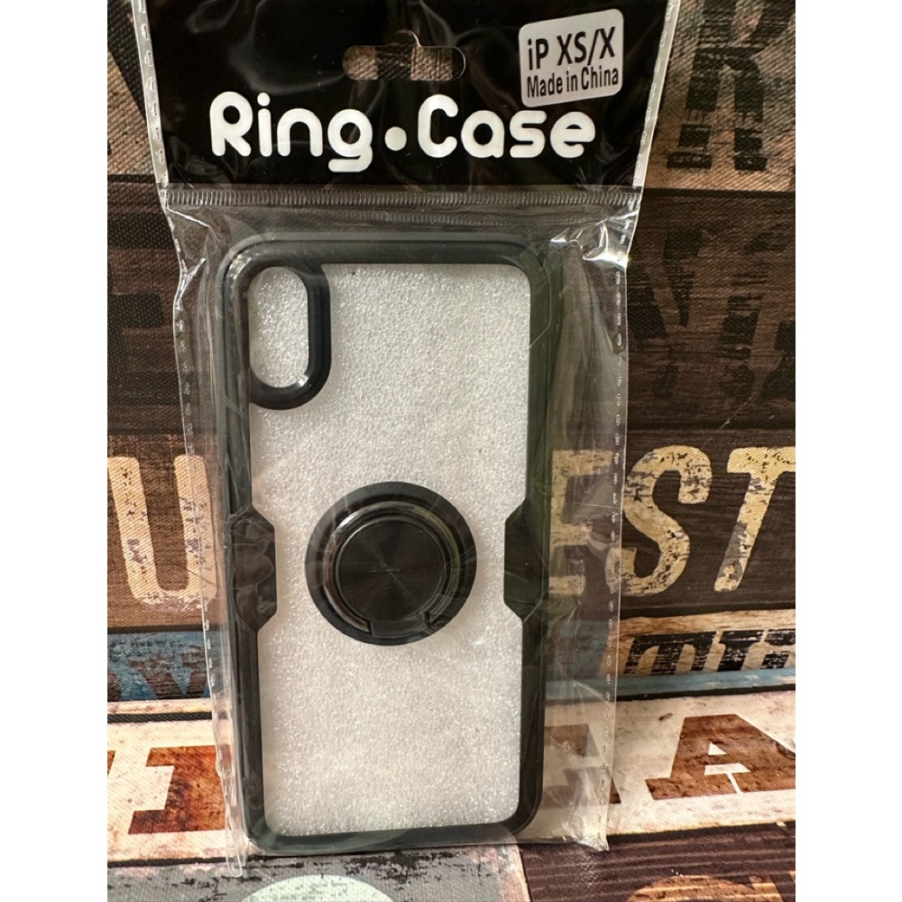New Black Ring iPhone X Case Holder